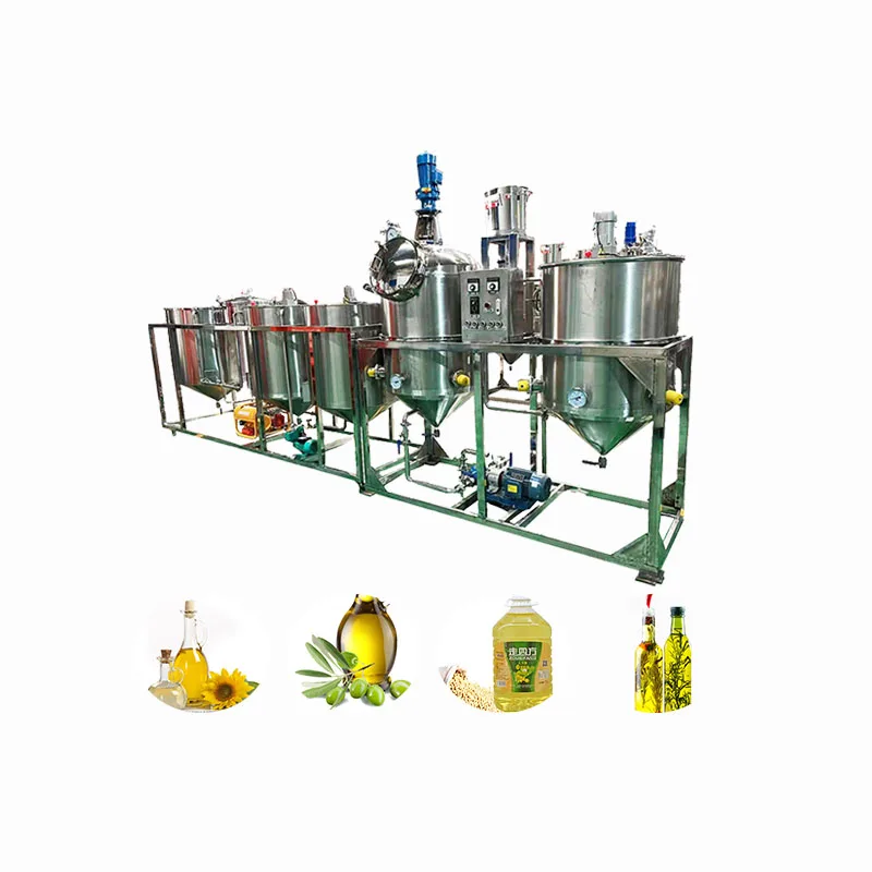 Complete Cooking oil refinery Machine Palm oil Processing Machine Production Line In Indonesia