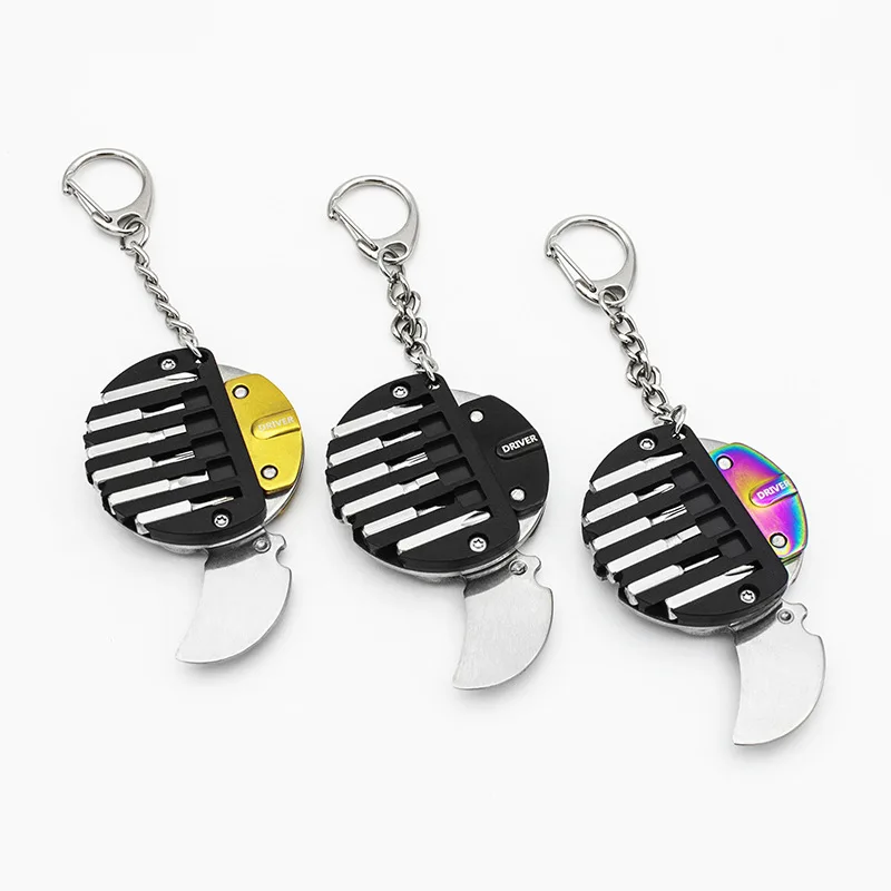 novelties 2024 multifunctional coin black mini pocket key gadget portable Portable