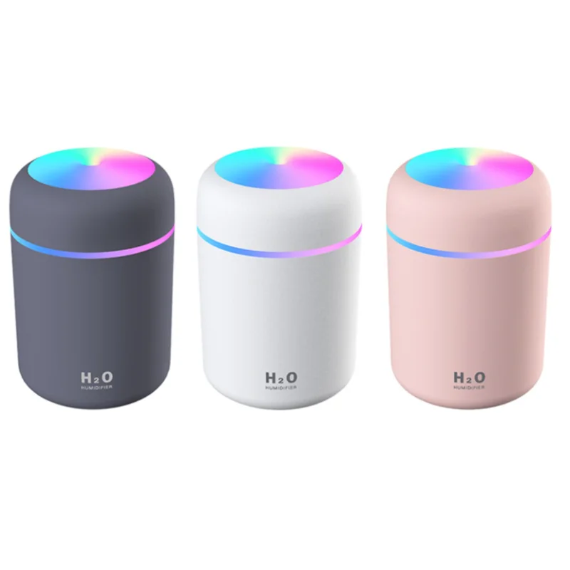 Portable USB Mini Car Hmidifier Wholesale Home Ultrasonic Humidifier Diffuser With Colorful Night Lights