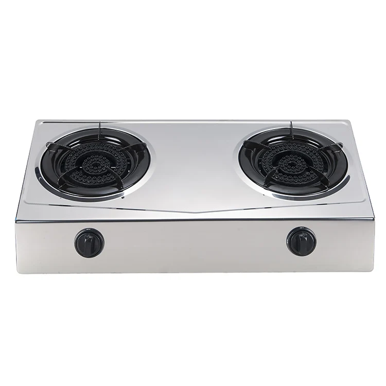 kitchen appliances LPG NG 2 burner cooker stainless steel battery ignition induction gas stoves
