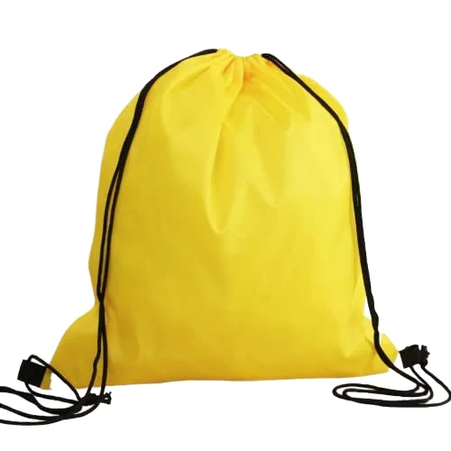 Custom logo promotional printing sport drawstring bag gym backpack bag swimming drawstring gym cinch String bag