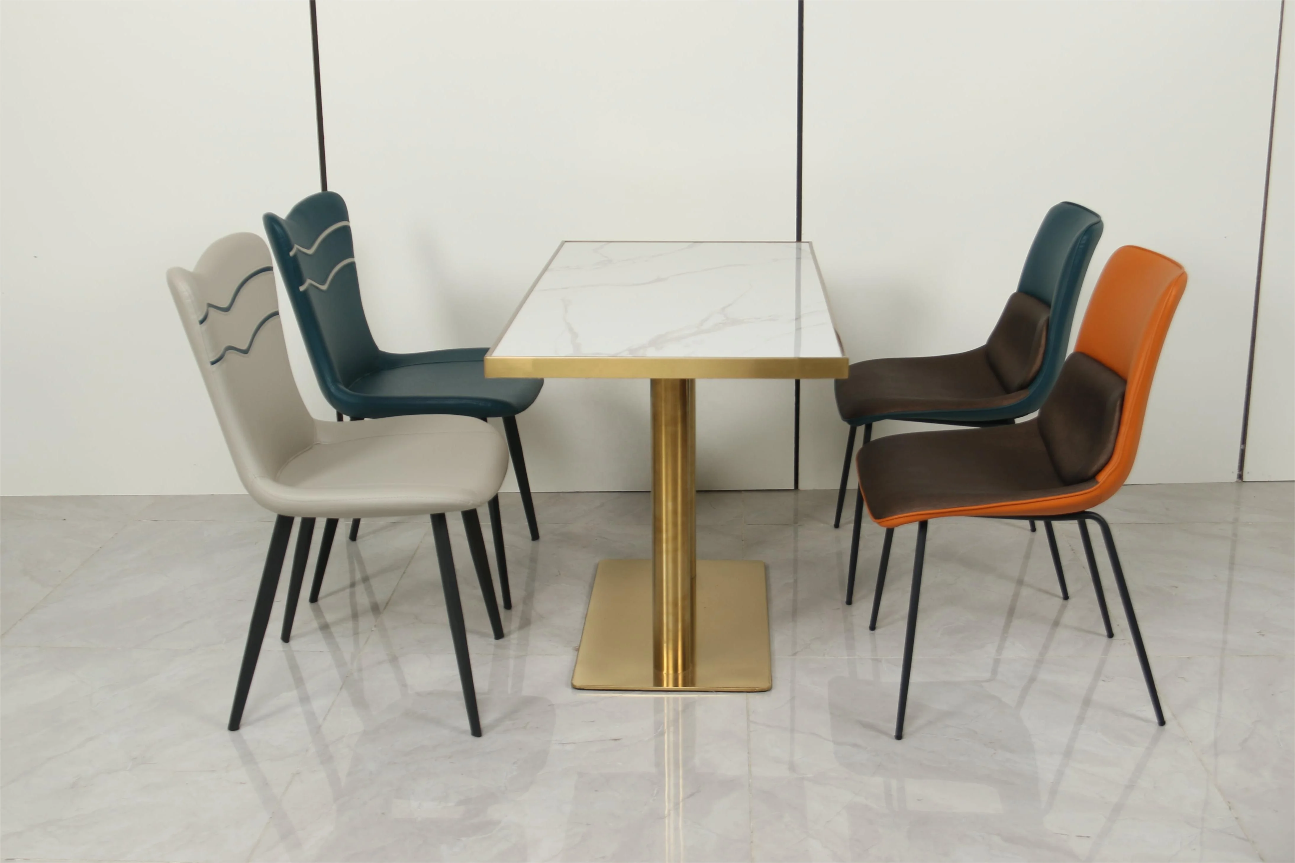 Wholesale Modern Coffee Shop Furniture Cheap Supplier bar booth Dining Booth Chair Restaurant