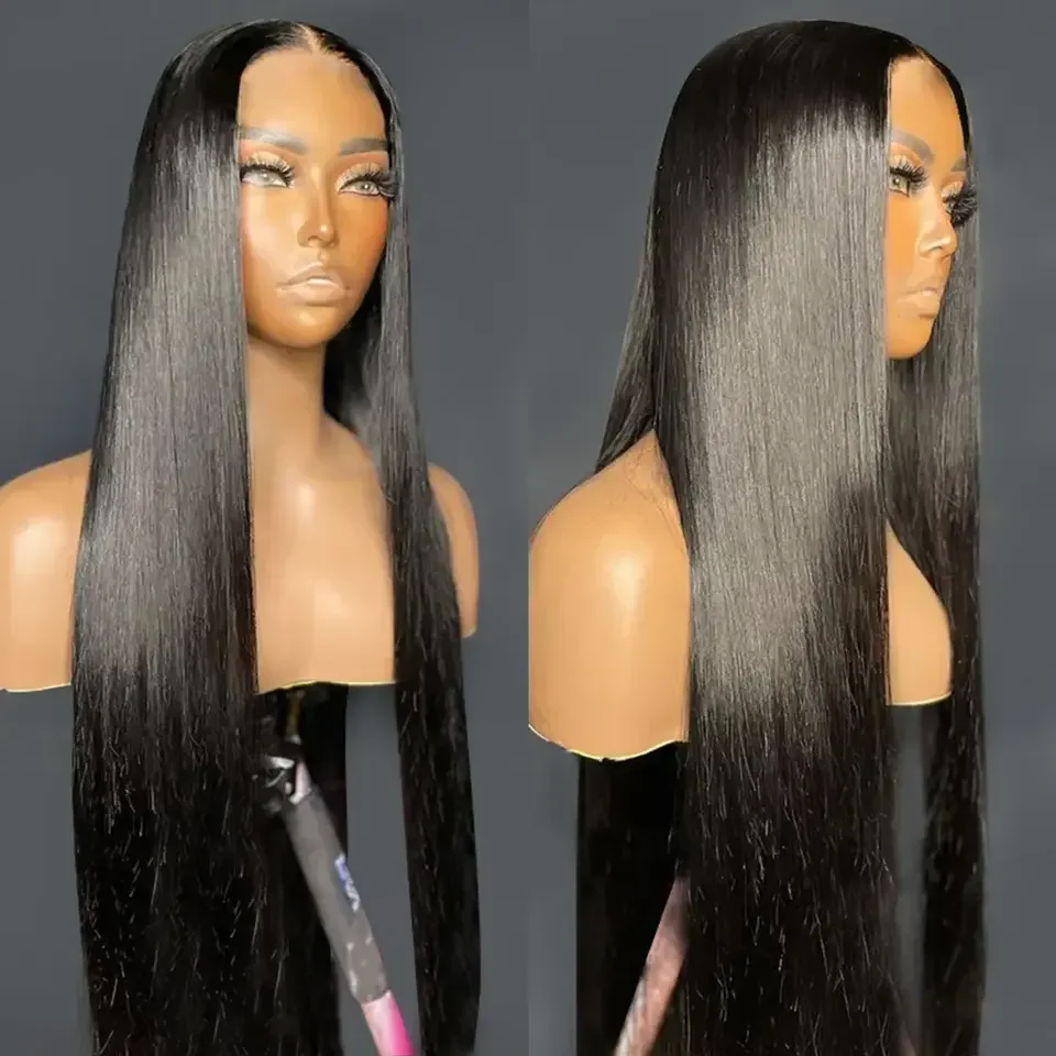 Wholesale Remy Hair 13x4 Lace Frontal Wig Long Straight Brazilian Human Hair Lace Front Wigs For Black Women Best-selling