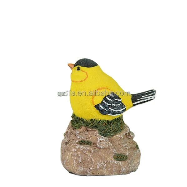 garden ornament birds decorative ,motion sensor resin sculpture birds from garden figures statue garden