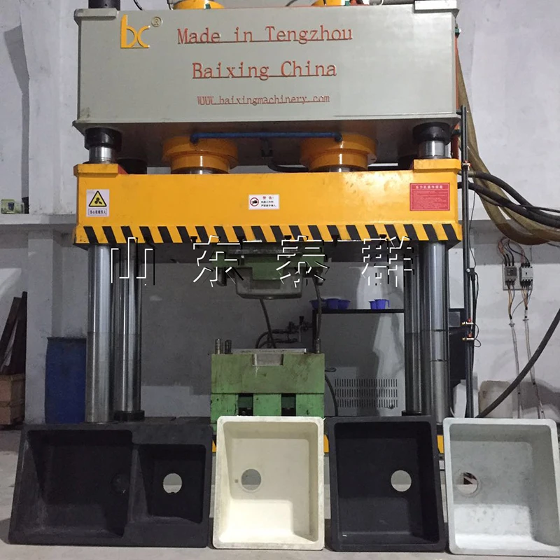 BMC sink forming hydraulic press,630 ton four-column hydraulic press