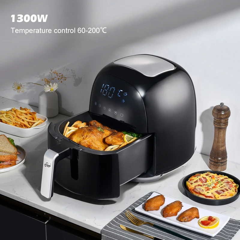 Andong New design Electric Deep Fryer Timer Temperature Control Power Oil Free Air Fryer