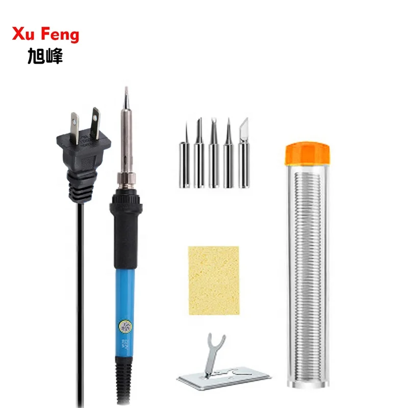 
New Electric Soldering Iron kit 15 in 1 Adjustable Temperature Welding Tool 60W Tweezers solder Repair Tools 