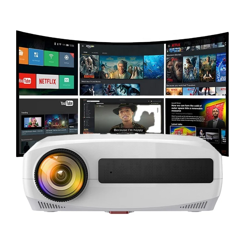 C3 home office 4K mobile phone projector fullHD WiFi  home theater laser projector 4K full HD daytime direct projection