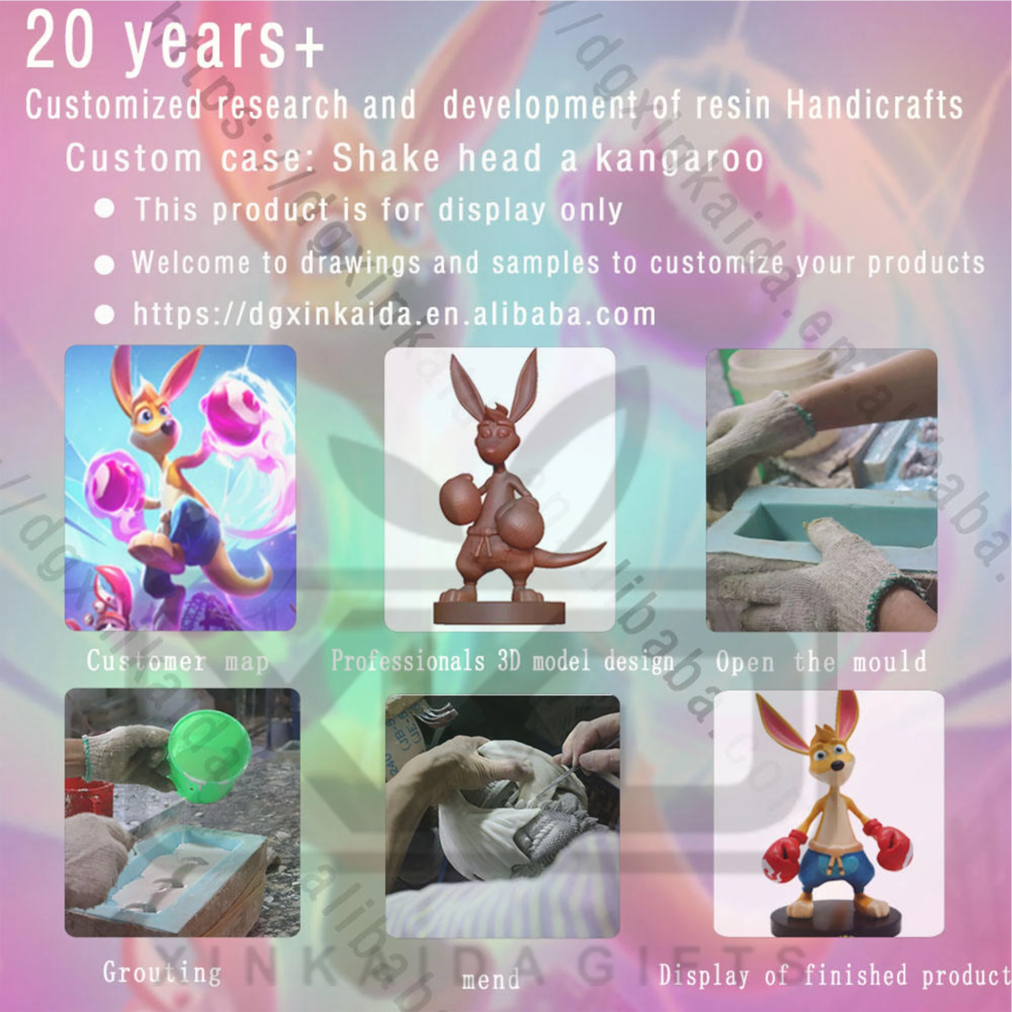 Factory custom resin toy statue sculpture toy art sculpture customized resin piggy banks