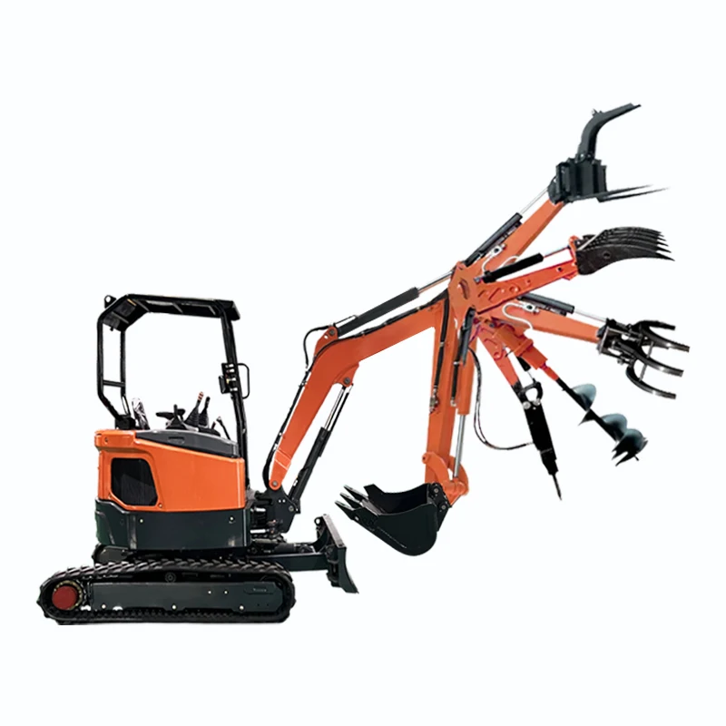 EPA 2.8 Ton 3 Ton 3.5 Ton Mini Excavator Hydraulic Diesel Crawler Digger Main Arm Swings Left And Right