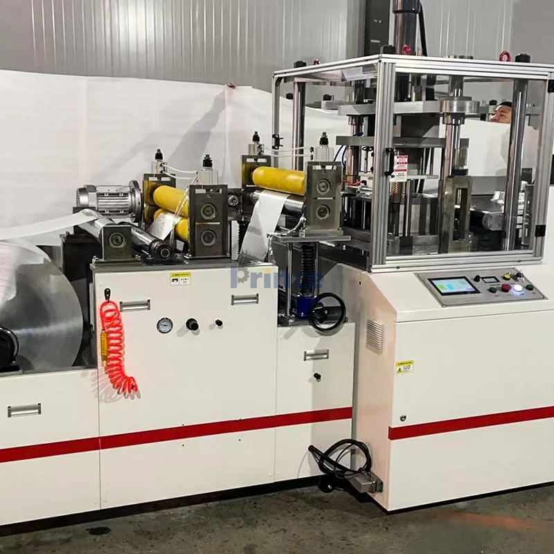 High Speed Disposable Aluminum Foil Dish/Baking Tray Food Tray Making Machine Aluminium Foil Container Plate Molding Machine
