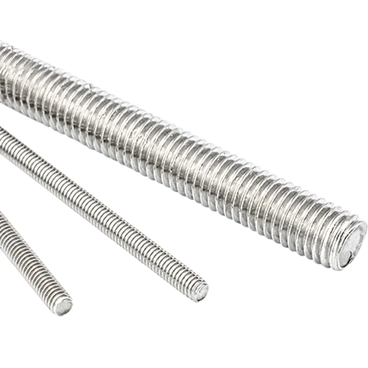 Customized Stainless Steel 201 Double End Full Thread Rods M6 M8 M10 M12 Threaded Bar Threaded Rod