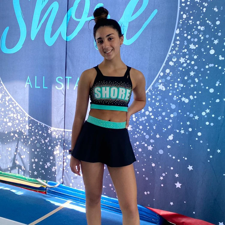 Customs Clearance Kids Cheer Practice Wear Shorts Free Design Practice Cheer Wear