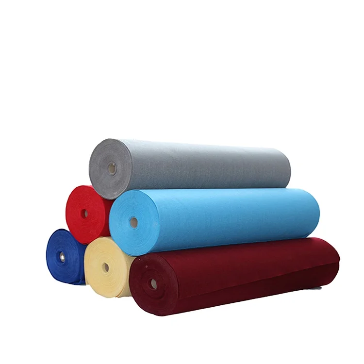 Manufactory 1mm 2mm 3mm thick 100% polyester needle punch nonwoven felt fabric