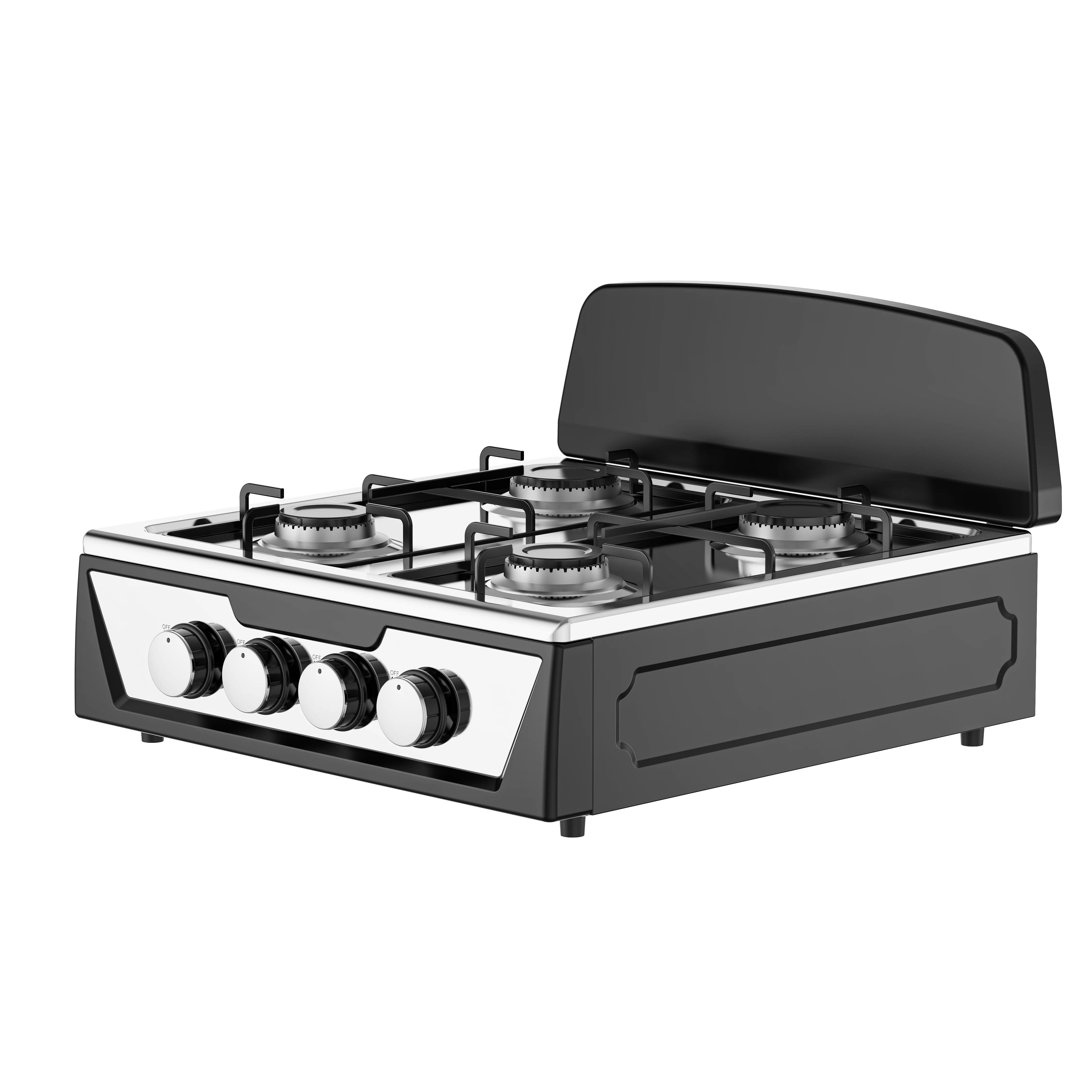 Индивидуальная многофункциональная газовая плита 2 кВт 4 конфорки портативная