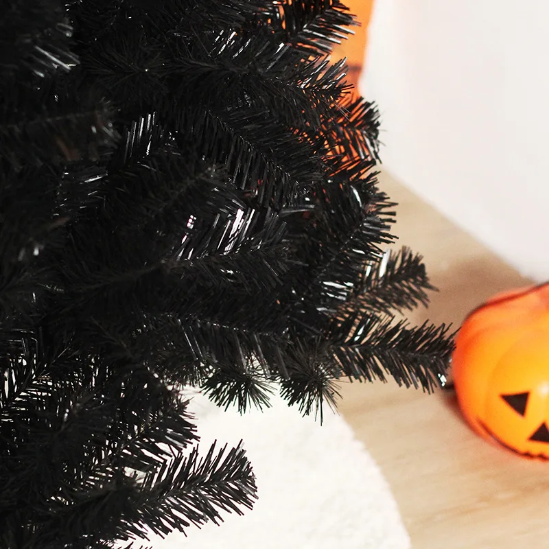 Halloween decorations black PVC Christmas tree Hotel shopping mall Christmas decorations tree