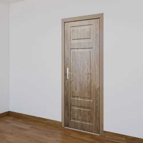 High Quality PVC Film MDF Door in Many Sizes Modern Design for Exterior Application OEM/ODM from Vietnam Manufacturer for Hotels