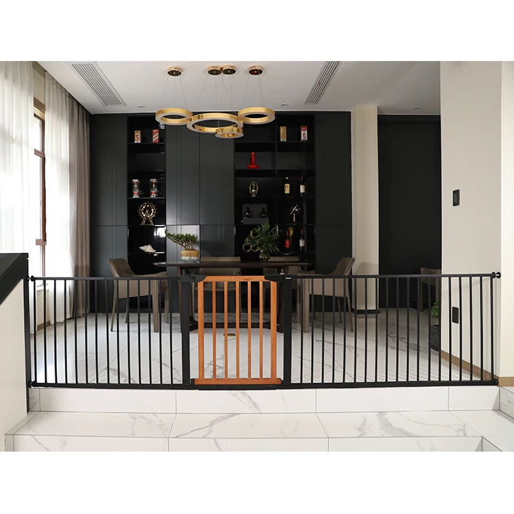 High quality baby stair barrier baby gate for stairs double-locking system custom baby gate safety