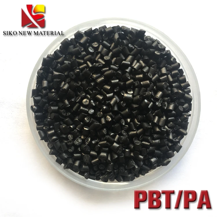 Широко используемые глянцевые инженерные пластиковые гранулы из сплава PBT/PA цена для козырька лампы