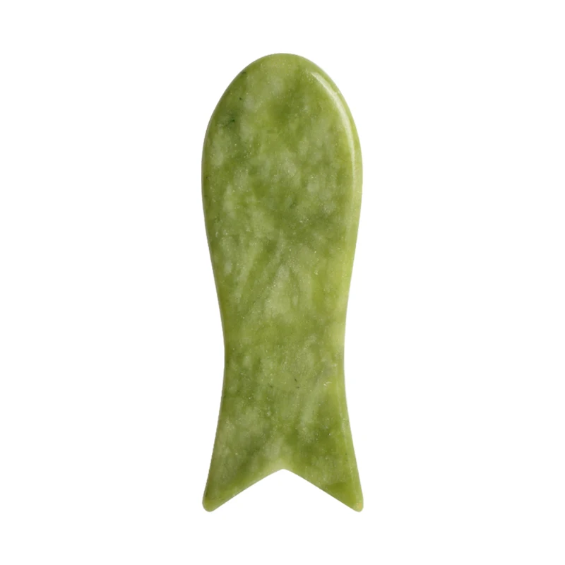
New design green healing gua sha scraping natural big stone 