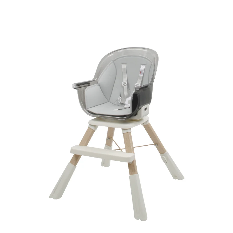 Convertible 3 in 1 feeding chair baby moving Rocking Chair Toddler baby high chair plastic wood