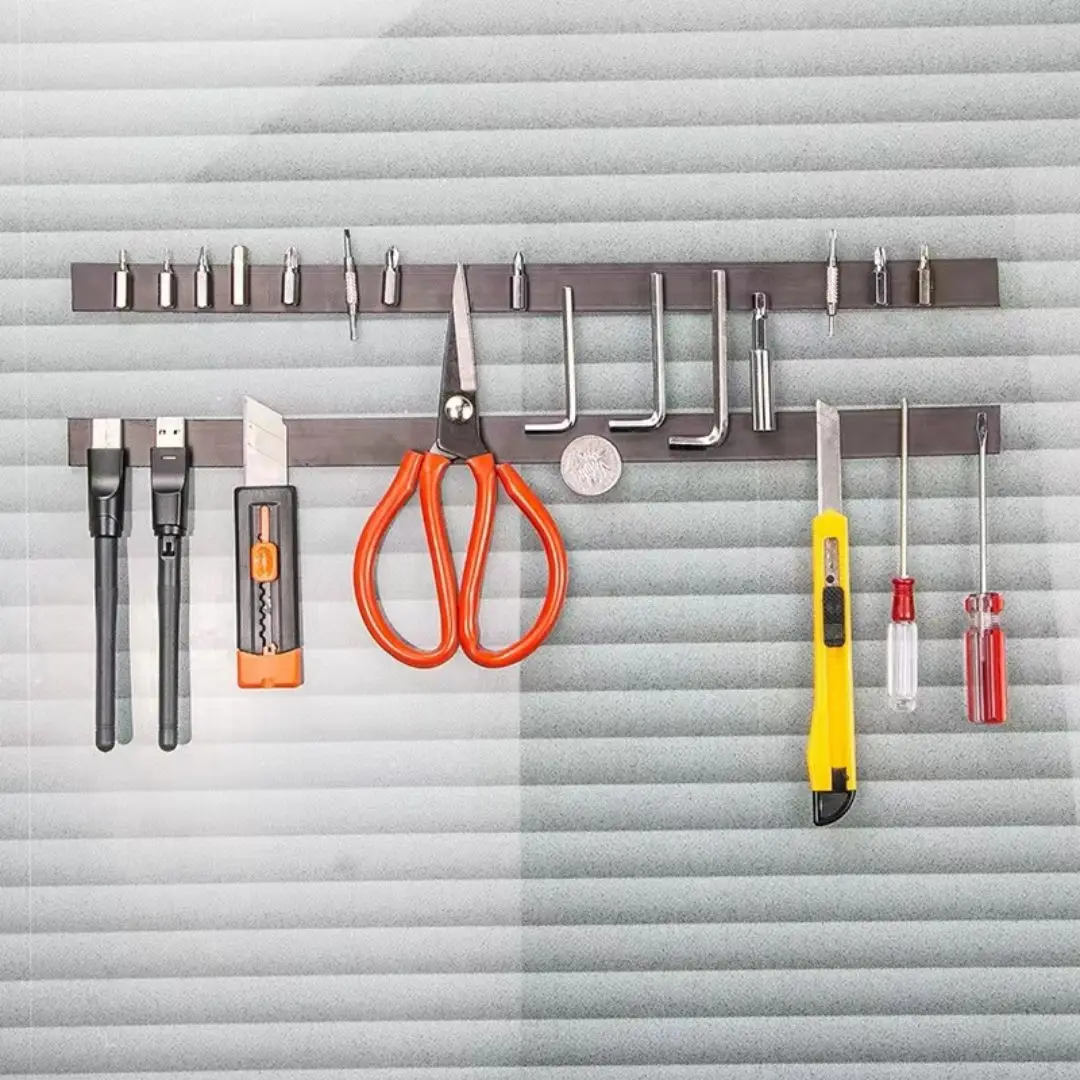 Fridge Wall Mount Magnet Plate Holder Magnetic Material Sticker Square Magnetic Sheet Self Adhesive Tape Flexible Rubber Magnet