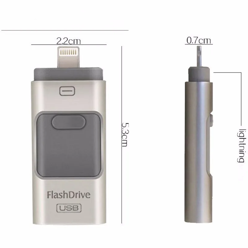 Pen drive OTG USB Flash Drive 4 in 1 Pendrive for Android Support All Phone original flash disk wholesale 4-em-1 thumb drive