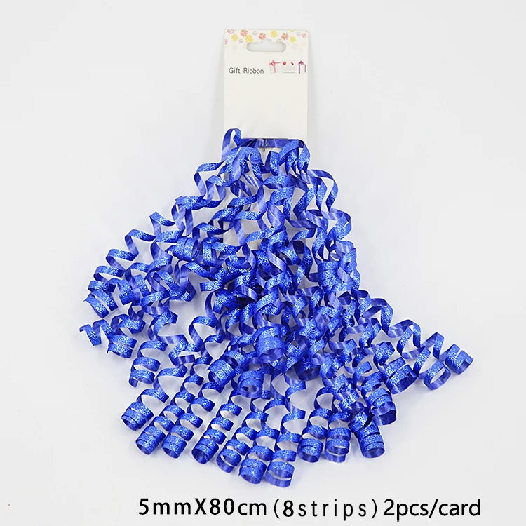 Custom Curly Gift Bows Ribbon Outdoor Indoor Christmas Decorations Wedding Gift Package Self Adhesive Tape