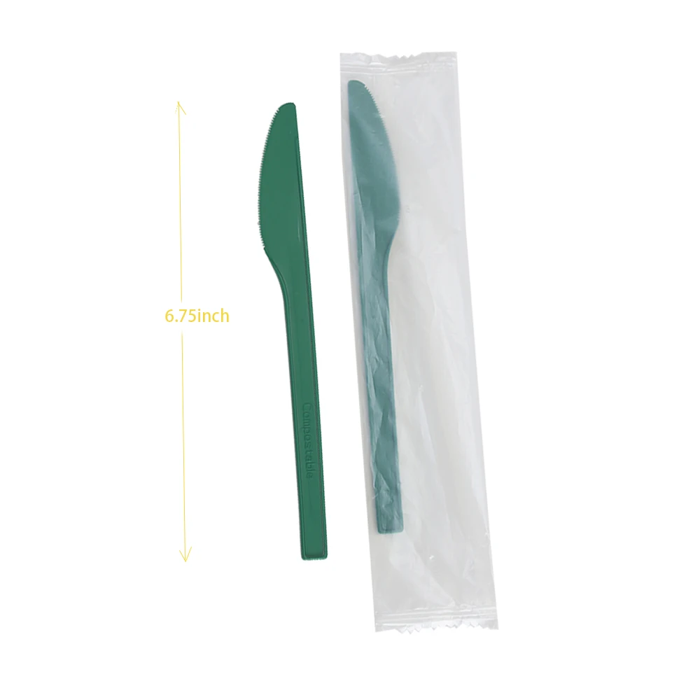 Hot Sale Bulk CPLA Biodegradable Eco Friendly Spoons Compostable Disposable Cutlery