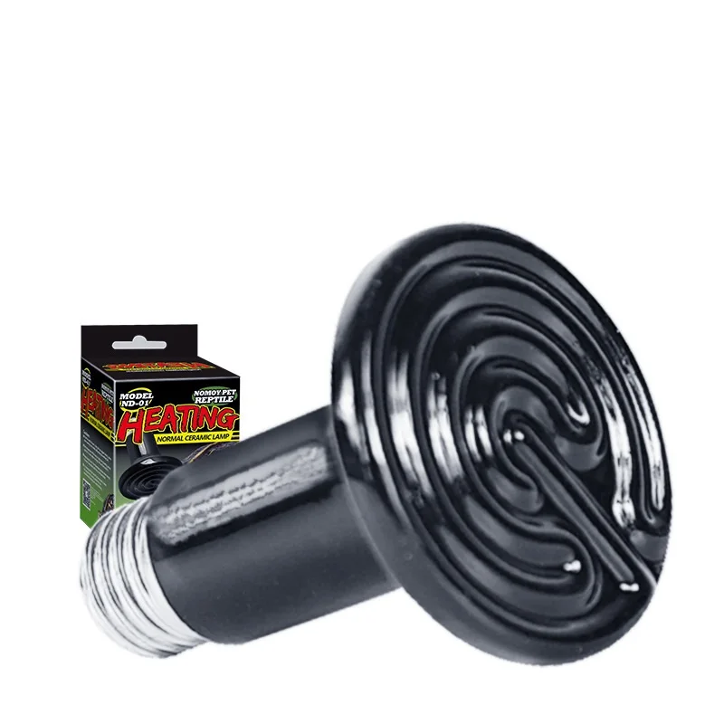 25W/50W/75W/100W/150W/200W No Light Ceramic Heat Emitter Reptile Heat Lamp Bulb