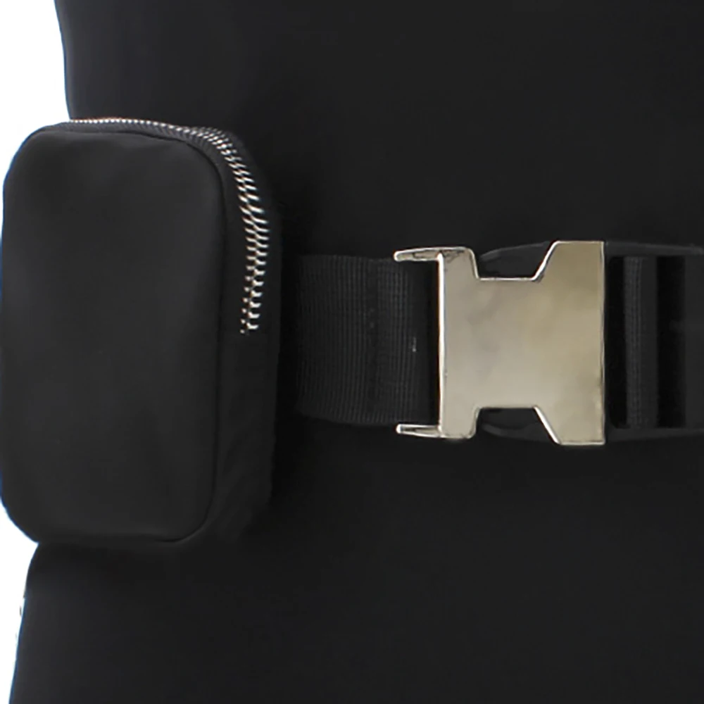 Hot sale fashion ladies nylon fabric elastic belt waist bag all-match decorative skirt wind breaker belt