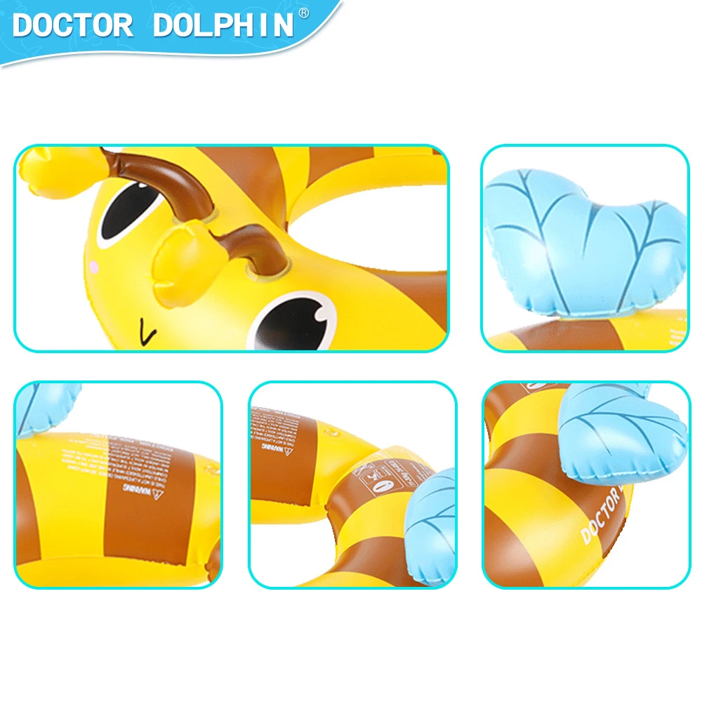 BEE Waist Ring Beach Float For Kids Summer Toys Inflatable Floating Island