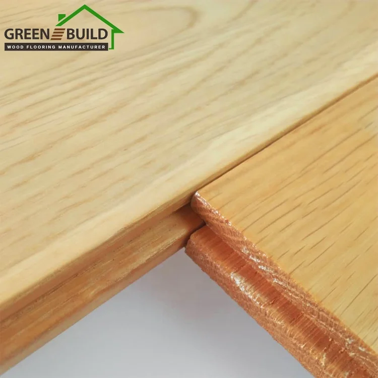 Износостойкий деревянный пол класса А из белого дуба для гостиной