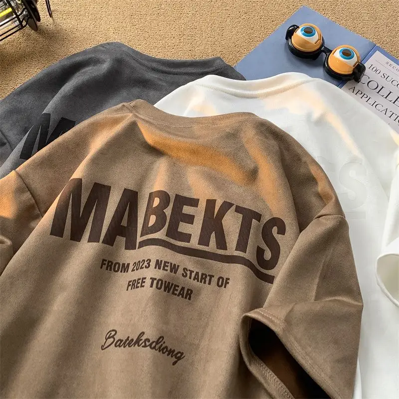 High Quality Men Tee Shirts Oversized Unisex 100% Cotton Tshirt Heavyweight Silk Screen Printed T Shirt