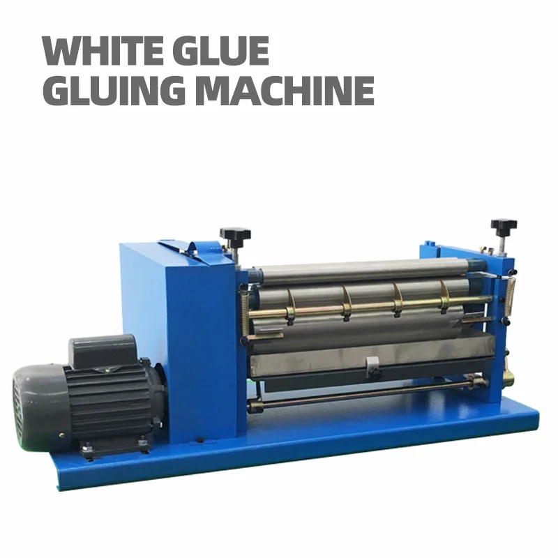 Double roller speed regulation Paper Glue Coating Machine