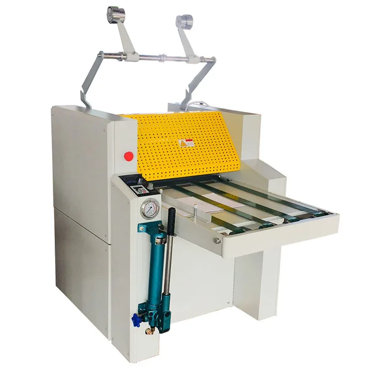 FM720A+ Hydraulic Oil Heating Large Roll BOPP Thermal Film Laminating Machine with Slitting and Rewinding