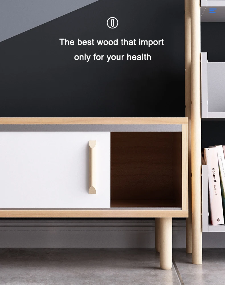 
Factory sales modern Nordic solid wood cabinet tv stand modern tv stand wooden living room tv stand 