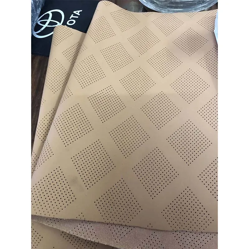 car seat cover leather round hole perforated sheet punching machine for big size