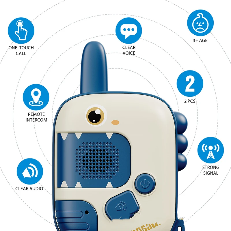 Children Mini Walkie Talkie Portable Radio Early Educational Kids Outdoor Playing Toy