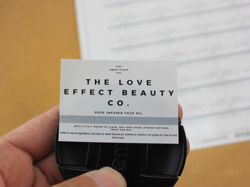 customized Waterproof laminated paper wrap label for glass vial