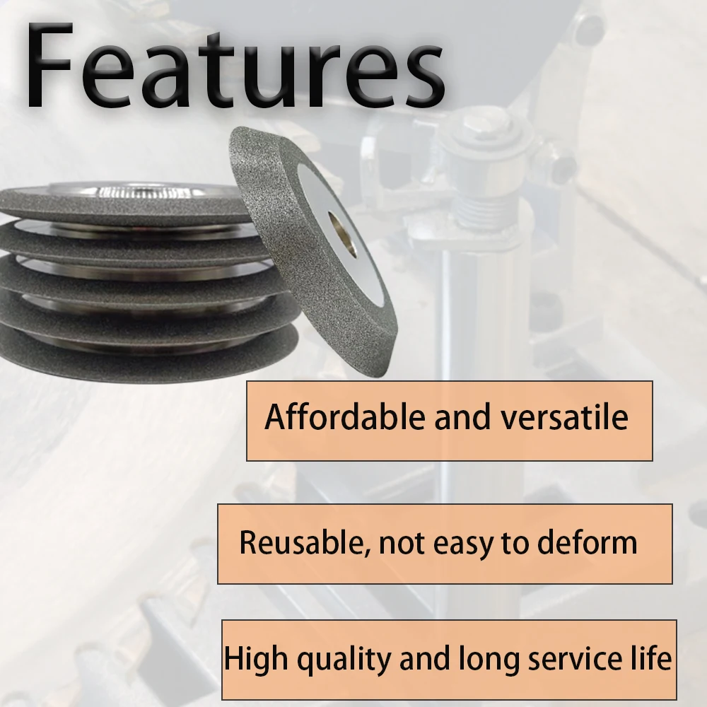 Гальваническое двойное Коническое шлифовальное колесо v паз абразивные инструменты профиль алмазный шлифовальный круг