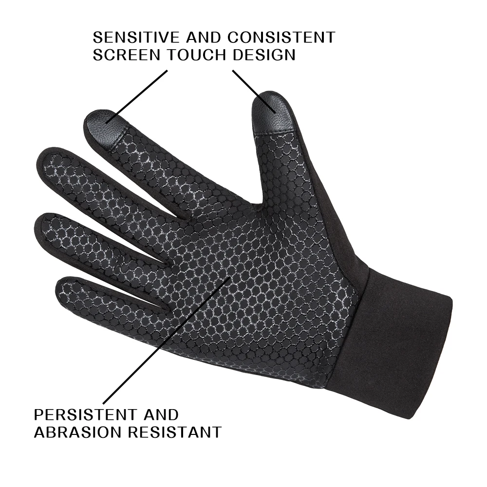 Comfortable winter warm gloves touch screen gloves lightweight sports gloves for men and women