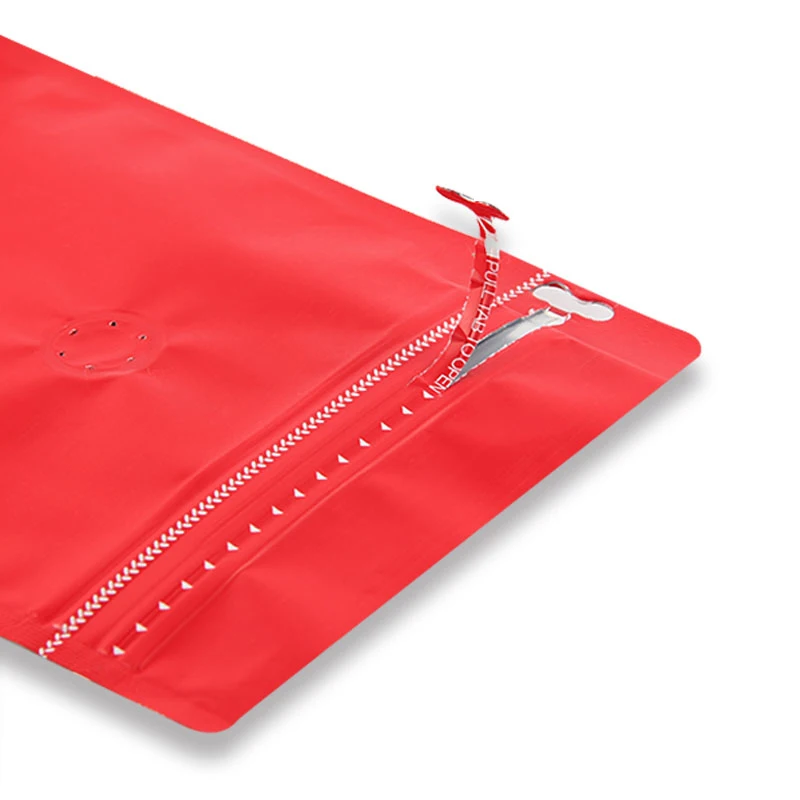 Resealable Lock Packing Wholesale One Way Valve Biodegradable Pouch Packaging Coffee Bags With Degassing Valve And Ziplock