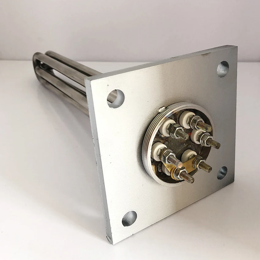 New Technology 50Kw Explosion Proof Tubular Flange Screw Immersion Heaters