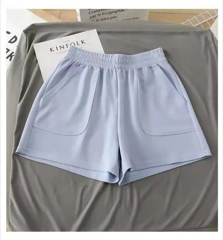 2022 hot sale Sports shorts female summer new Korean style loose student leisure yoga booty shorts