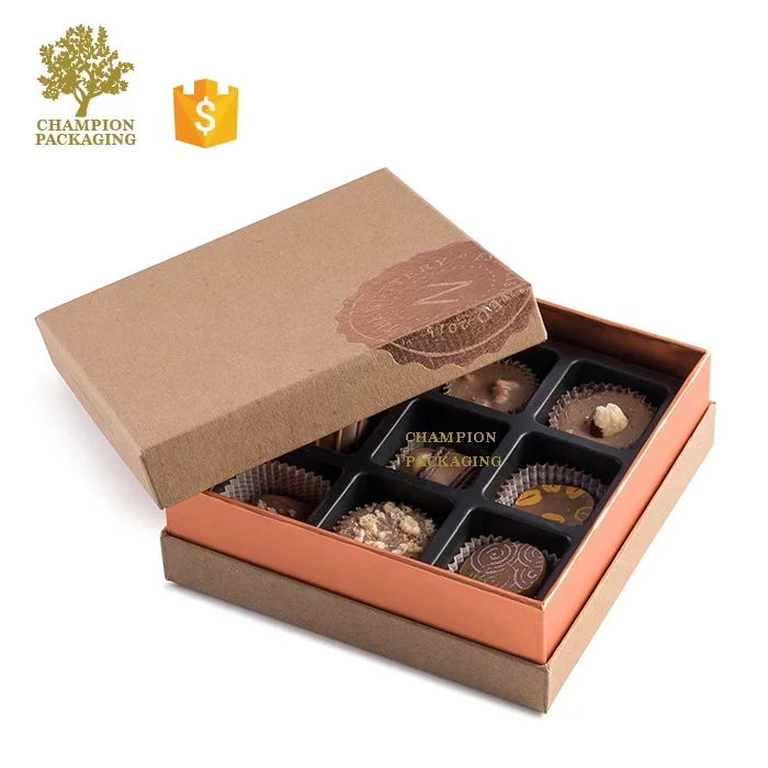 China Producer Luxury Christmas Chocolate Gift packaging boxes for chocolate truffles