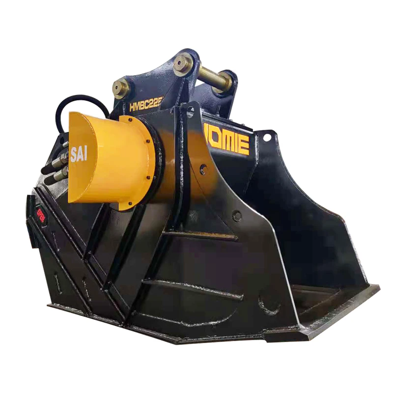 HOMIE 20 tons jaw crusher bucket with SAI motor
