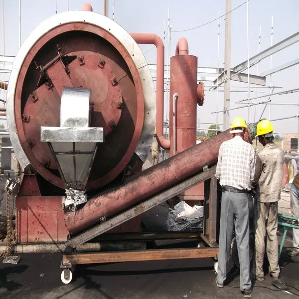 Ланнинг отходов резины переработки пиролиза завод