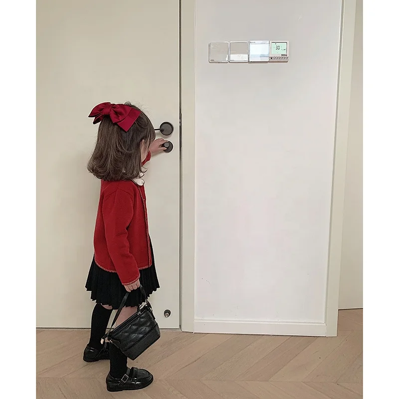 
6470/Spring fashion latest elegant soft girl cardigan coat knit cotton high quality girls jacket 