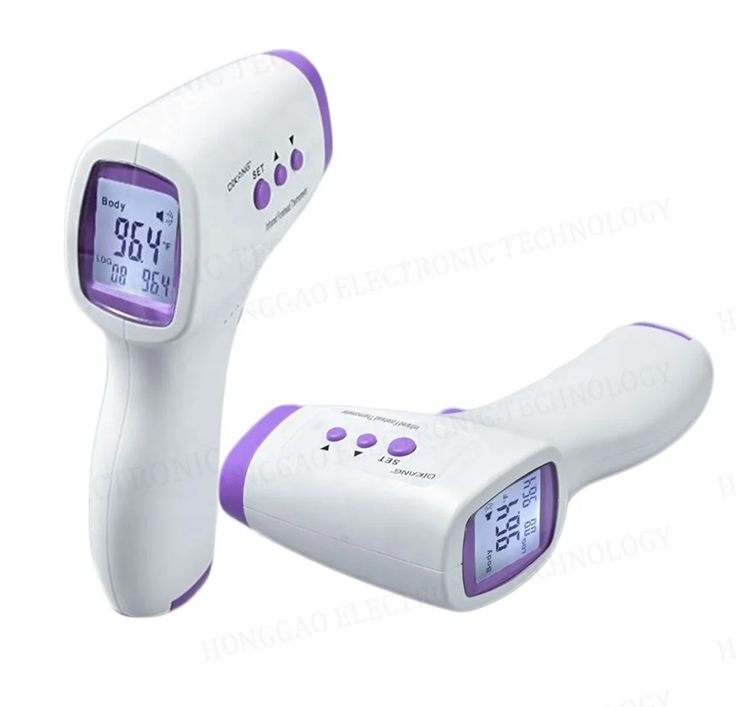 Best HG01 wholesale smart thermometer manufacturers forehead and ear thermometer HongGao factory